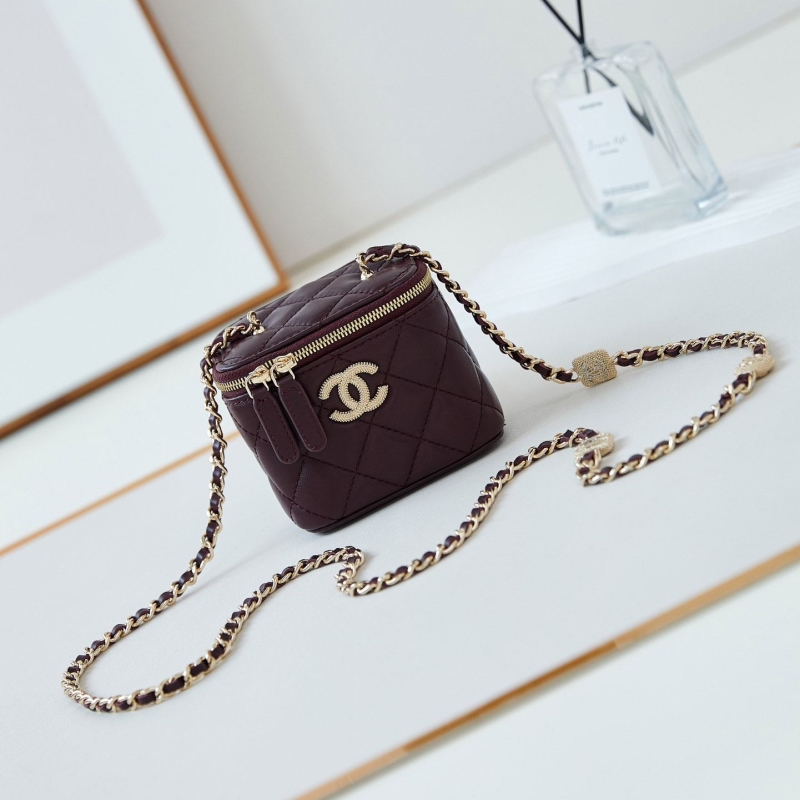 Ch*el cosmetic bags